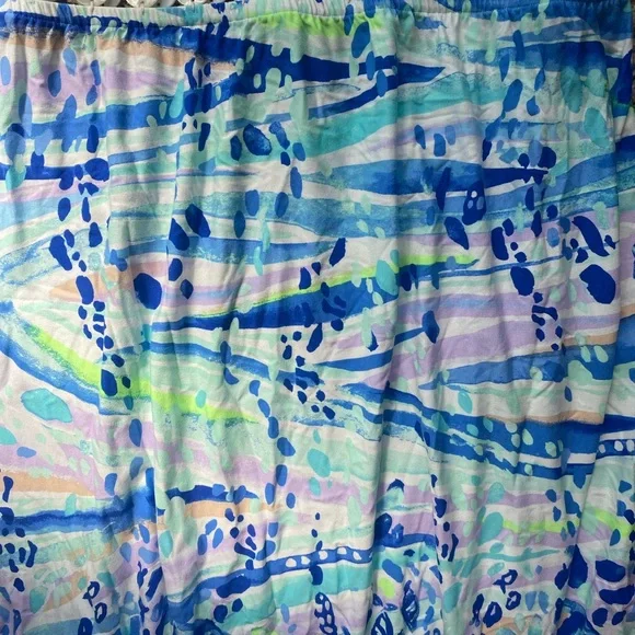 Lilly Pulitzer Strapless Maxi Dress in Blue and Green - Picture 3 of 9